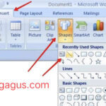 Cara Cepat Membuat Garis Kop Surat dan Berbagai macam Garis Lurus ...