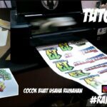 Cara Membuat Stiker Menggunakan Printer Biasa + Cara Print - YouTube
