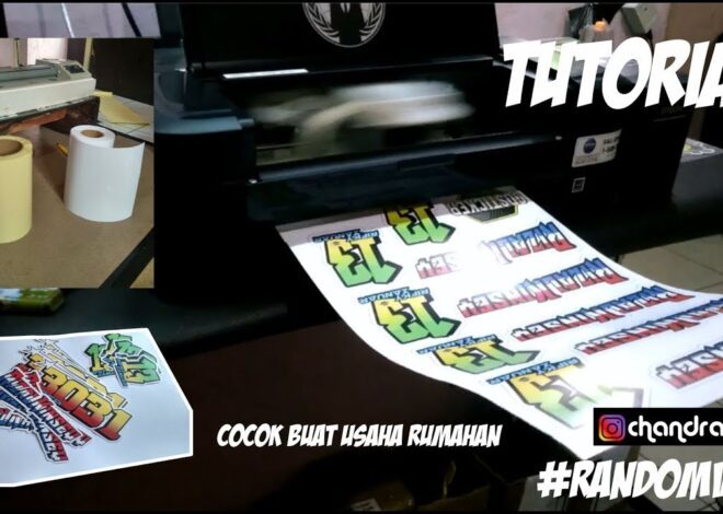 Tutorial Cetak Decal Hot Wheels Sendiri Di Rumah (Printer Biasa)