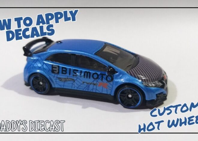 Cara Memasang Decal (Waterslide Decal) Pada Hot Wheels Agar Tidak Keriput